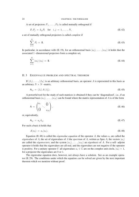 FOUNDATIONS OF QUANTUM MECHANICS