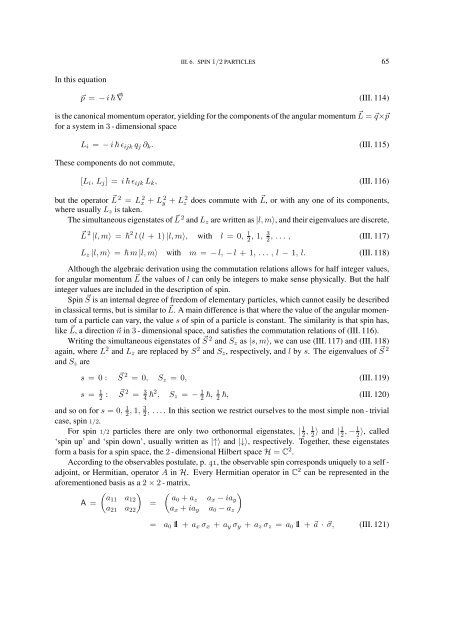 FOUNDATIONS OF QUANTUM MECHANICS