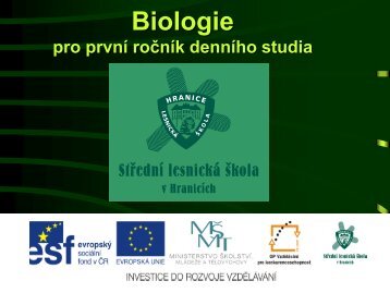 Biologie rozpis - Projekt EU
