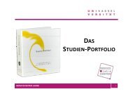 DAS STUDIEN-PORTFOLIO - ProLehre