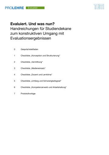 Du`kthdqsABCDEBF`rBDtD>B Handreichungen fÃ¼r Studiendekane ...