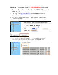 PROLiNK WNR1009 and WNR1010 Universal Repeater Setup Guide