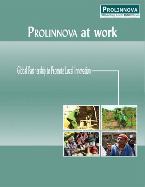 Brochure - Prolinnova at Work: Highlights in 2004 - 2006