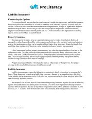 Liability Insurance - ProLiteracy