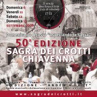 50a edizione sagra dei crotti chiavenna Domenica 30 ... - Valtellina