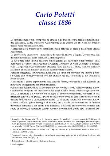 Carlo Poletti.pdf - Pro Loco Binago