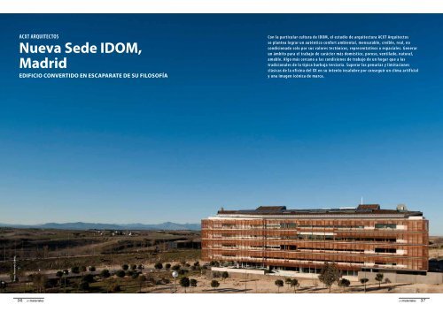 Nueva Sede IDOM, Madrid - Promateriales