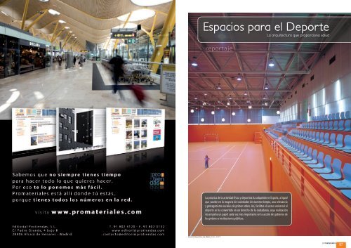 reportaje completo en pdf - Promateriales