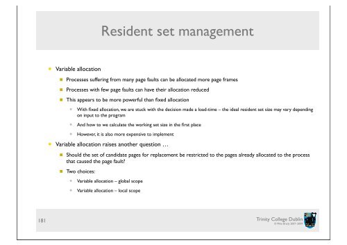 Concurrent Systems II - Bad Request - Trinity College Dublin