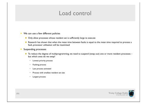 Concurrent Systems II - Bad Request - Trinity College Dublin