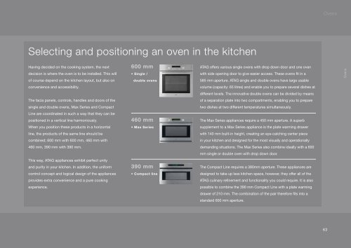 Atag 2011 Ovens - Euro Appliances