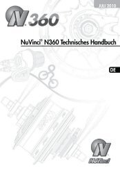 NuVinciÂ® N360 Technisches Handbuch - Fallbrook Technologies Inc.