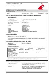 Sicherheitsdatenblatt (PDF) - What is HACCP