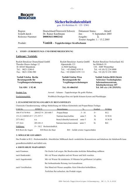 Sicherheitsdatenblatt Pdf What Is Haccp