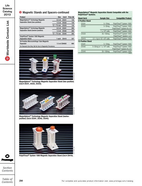 2013 Promega catalogue