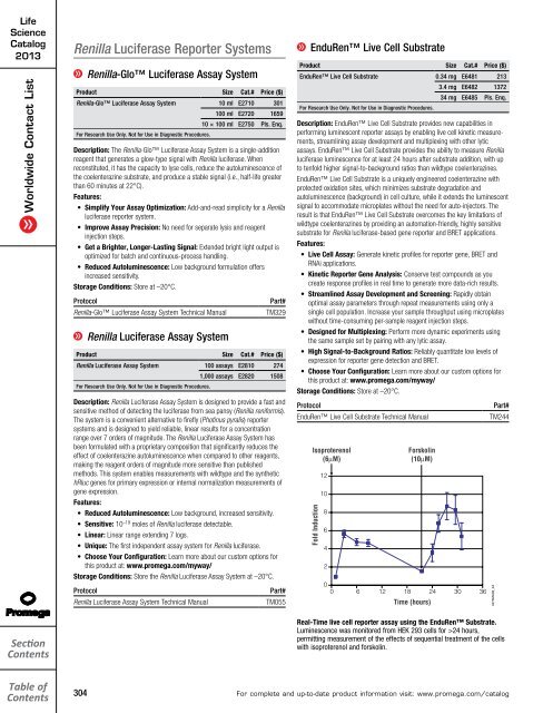 2013 Promega catalogue