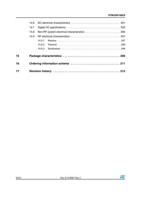 STM32W108C8