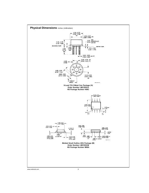 LMC555 CMOS Timer