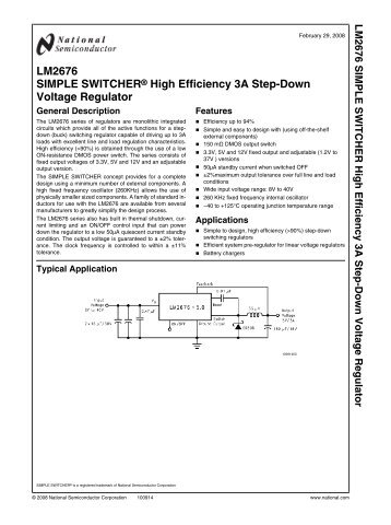 LM2676 Data Sheet - TeenyChron