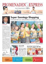 Super-Sonntags-Shopping - Promenaden Hauptbahnhof, Leipzig