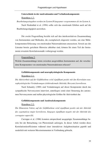 Methoden zur Erhebung emotionaler Aspekte bei ... - Sascha Mahlke