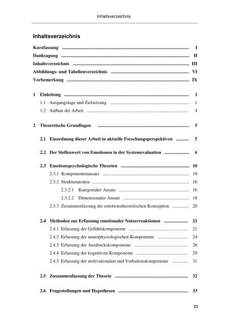 Methoden zur Erhebung emotionaler Aspekte bei ... - Sascha Mahlke