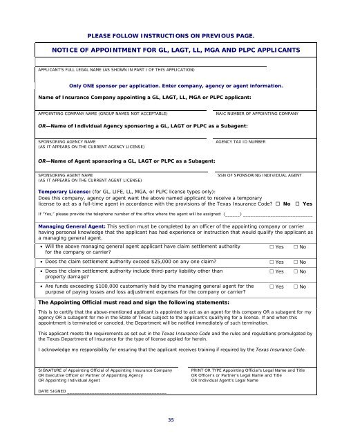 Department of Insurance Licensing Information Bulletin - Prometric