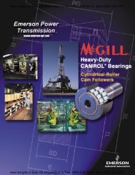 McGill Heavy Duty CAMROL Cam Follower Bearings