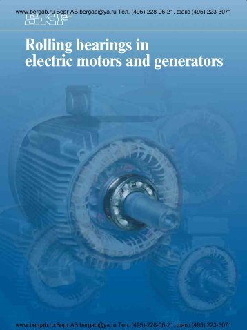 Rolling bearings in electric motors and generators