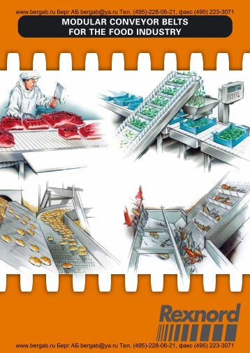 MODULAR CONVEYOR BELTS FOR THE FOOD INDUSTRY