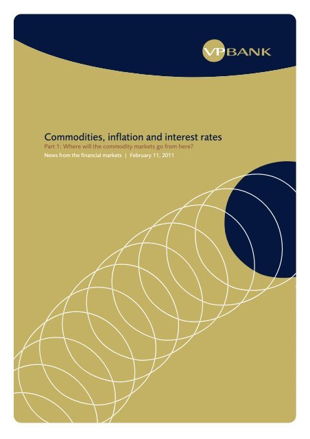 Commodities, inflation and interest rates