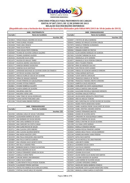 CONCURSO PÃBLICO PARA PROVIMENTO DE ... - ProMunicipio