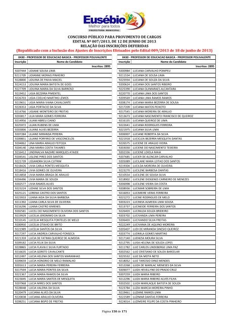 CONCURSO PÃBLICO PARA PROVIMENTO DE ... - ProMunicipio