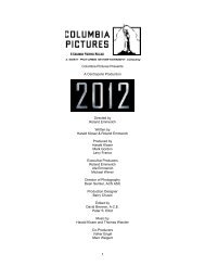 Columbia Pictures Presents A Centropolis ... - Chicagoscifi