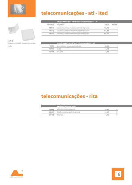 telecomunicações - rita