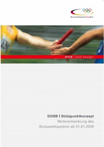 Stützpunktkonzept - Der Deutsche Olympische Sportbund