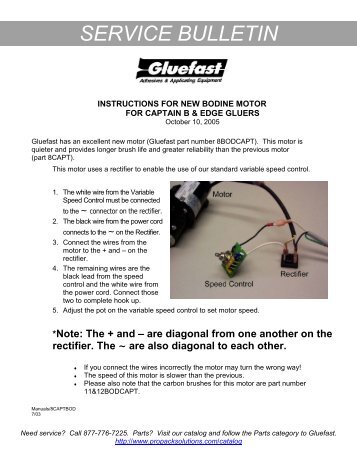 Wiring information - Pro Pack Solutions, Inc.