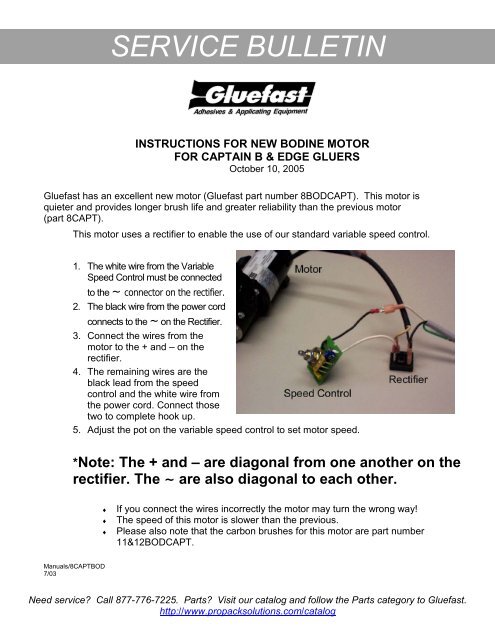 Wiring information - Pro Pack Solutions, Inc.