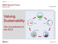 Valuing Sustainability - Dr. Lorenz Property Advisors