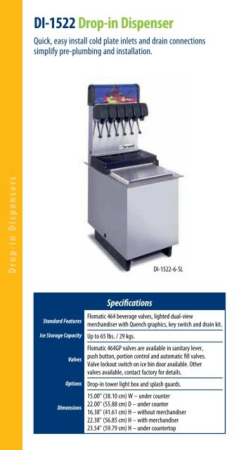 Servend Quick Reference  Guide - Manitowoc Beverage Systems