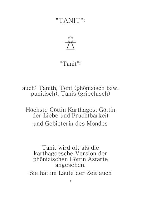 "TANIT":
