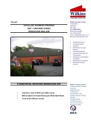 to let excellent business premises unit 1 orchard street worcester ...