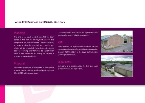 Anna Mill Business and Distribution Park - Property Pilot