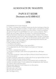 ALMANACH DU MAGISTE 3 Papus 1896 - PDF Archive