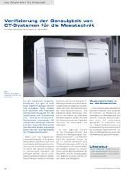 Verifizierung der Genauigkeit von CT-Systemen - ProPlas GmbH