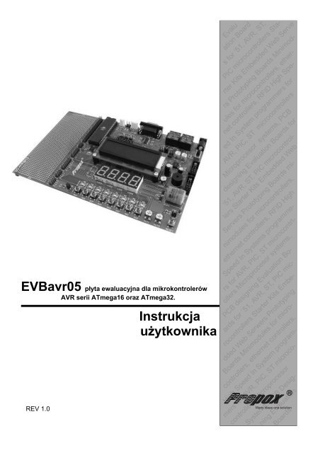 EVBavr05 Instrukcja uÅ¼ytkownika - propox