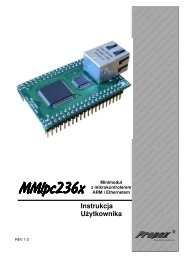MMlpc236x Instrukcja UÅ¼ytkownika - propox