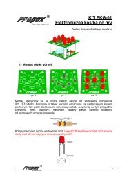 KIT EKG-01 Elektroniczna kostka do gry - propox