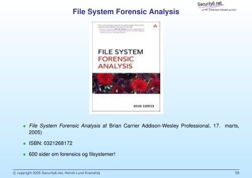 Computer Forensics foredrag - Prosa