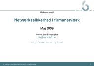 NetvÃ¦rkssikkerhed i firmanetvÃ¦rk - Prosa